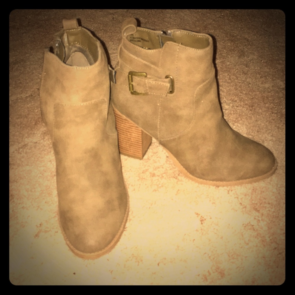 Tan boots